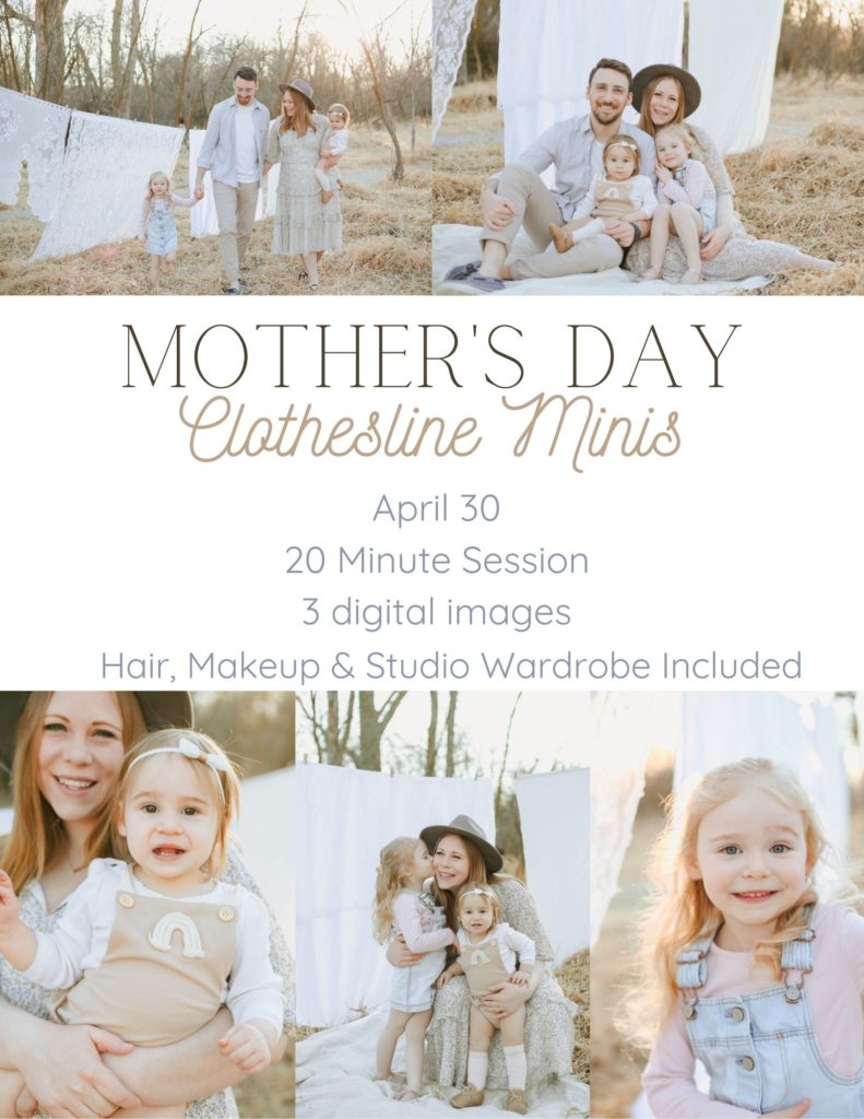 Mothers Day Mini Session Mother's Day Gift Idea 2022 Maternity Photographer Omaha Nebraska Helena Schwartz Photography 
