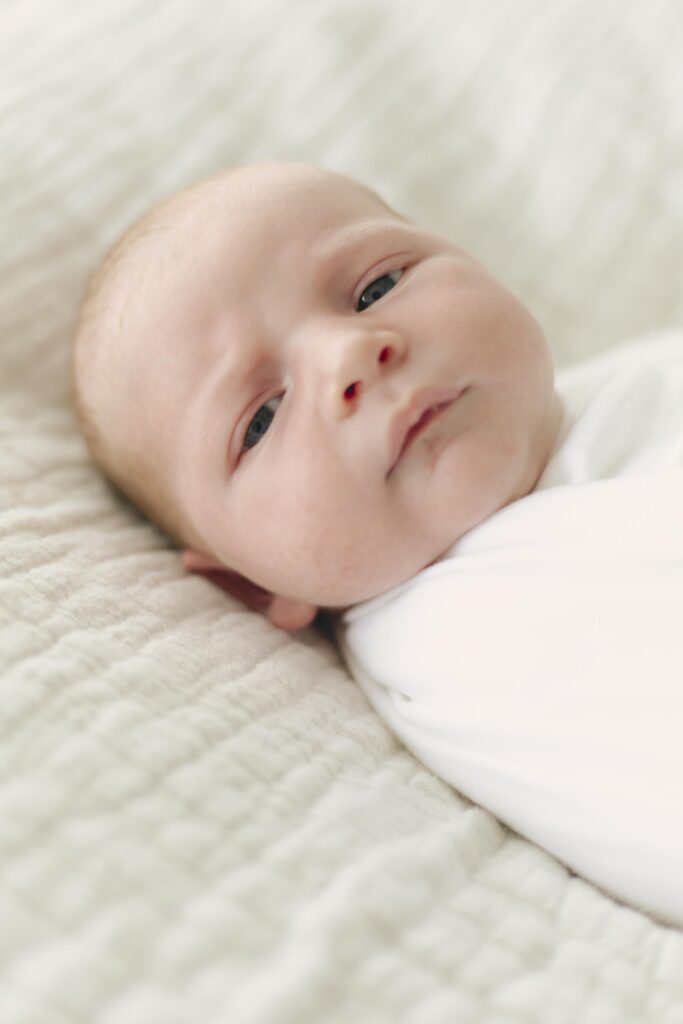 newborn baby at photoshoot